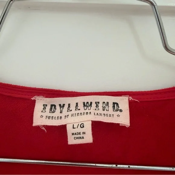 Idyllwild Miranda Lambert Red Fringe Studded Vest – Large – Rodeo Festival - Picture 3 of 8